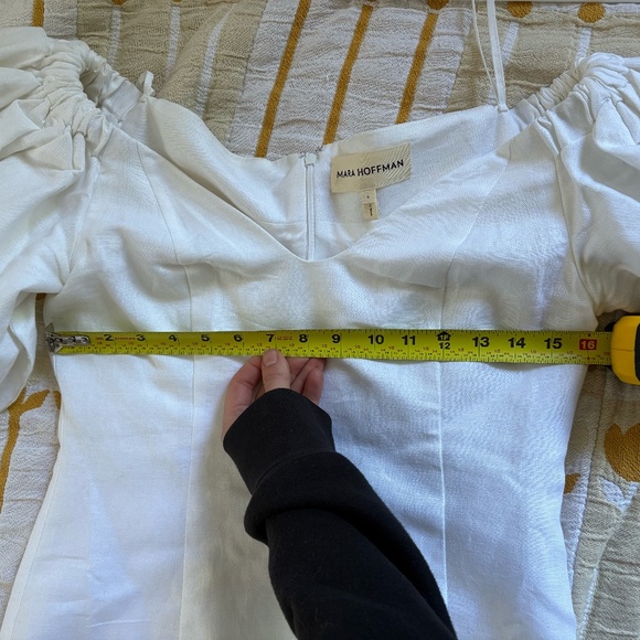 Mara Hoffman Namari Linen Puff Sleeve Dress Size 4 - Picture 4 of 6